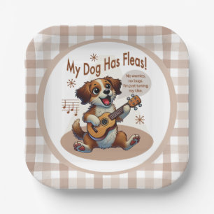 Assiettes En Carton Mon Chien A Fleas Ukulele Tuning Chanson