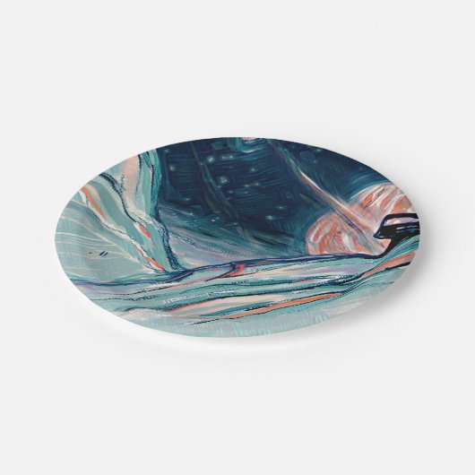 Assiettes En Carton Mon futur chez soi dans l'espace (Angle)