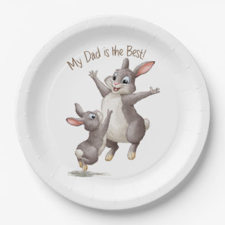 Assiettes En Carton Mon Père Est Le Meilleur