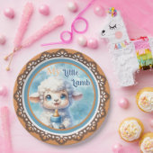 Assiettes En Carton Mon Petit Plaque De Papier D'Agneau (Fête)