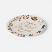 Assiettes En Carton Mon troisième rodéo Western Cowboy 3e fête d'anniv (Angle)