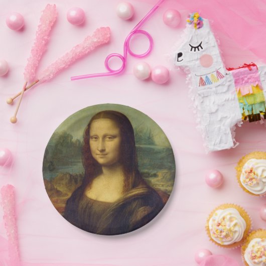 Assiettes En Carton Mona Lisa (Fête)