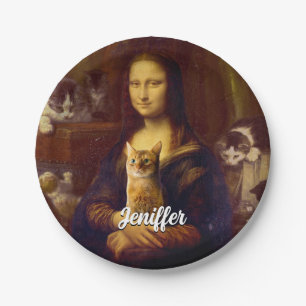 Assiettes En Carton Mona Lisa