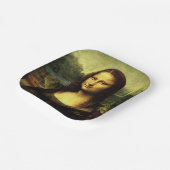 Assiettes En Carton Mona Lisa, célèbre peinture, (Angulaire)