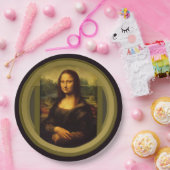 Assiettes En Carton Mona Lisa ... Léonard de Vinci ~ 1503-1517 (Fête)
