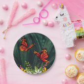 Assiettes En Carton Monarch Butterfly fév 6_21 (Fête)