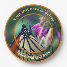 Monarque Papillon Nature Fête Personnalisée