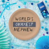 Assiettes En Carton Mondes Okayest Nephew Funny (Fête)