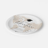 Assiettes En Carton Mondial Map voyage aventure commence Graduation (Angle)