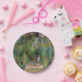 Assiettes En Carton Monet Garden Vetheuil Impressionim Peinture (Fête)