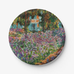 Assiettes En Carton Monet Le jardin de l'artiste à Giverny 
