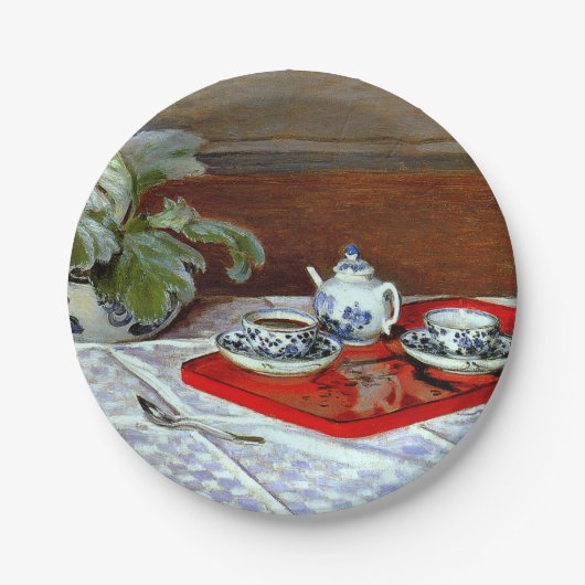 Assiettes En Carton Monet : Le Tea Set, (Devant)