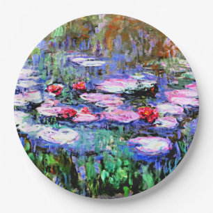 Assiettes En Carton Monet - Los Nenufares (nénuphar)