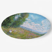 Assiettes En Carton Monet - Meadow with Poplars (Angle)