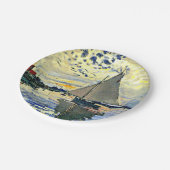 Assiettes En Carton Monet - Voilier au Petit Gennevilliers, (Angle)