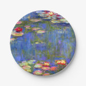 Assiettes En Carton Monet Water Lilies (Devant)