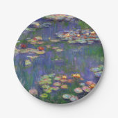 Assiettes En Carton Monet Water Lilies Chef-d'oeuvre Peinture (Devant)