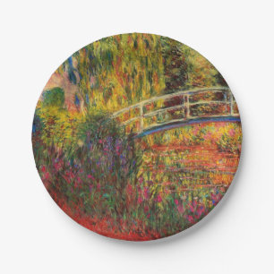 Assiettes En Carton Monet Water Lily Pond et Water Irises