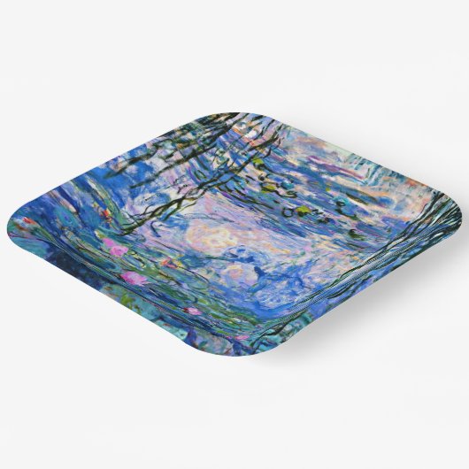 Assiettes En Carton Monet's Water Lilies Mix and Match (Angulaire)