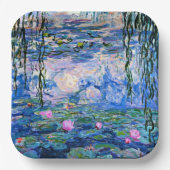 Assiettes En Carton Monet's Water Lilies Mix and Match (Recto)