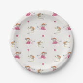 Assiettes En Carton Monkey Party Birthday Paper plates (Devant)