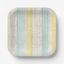 Monnaie et Boho jaune Motif géométrique Bois rusti