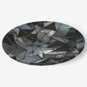 Assiettes En Carton monochrome sans fin : (Angle)