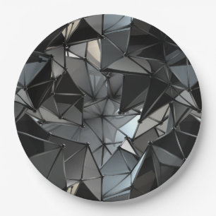 Assiettes En Carton monochrome sans fin :