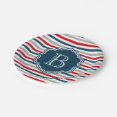 Assiettes En Carton Monogram design (Angle)