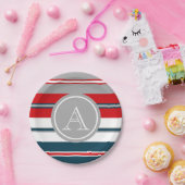 Assiettes En Carton Monogram design (Fête)