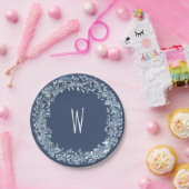 Assiettes En Carton Monogramme de décantation de la couronne d'animaux (Fête)