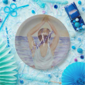 ASSIETTES EN CARTON MONOGRAMME DE FÊTE SOLACE & SÉRÉNITÉ (Fête)