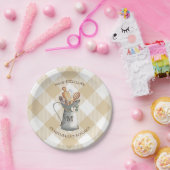 Assiettes En Carton Monogramme de nom de ferme (Fête)