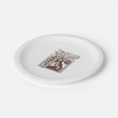 Assiettes En Carton Monogramme initial de Jésus Foi Monogramme initial (Angle)