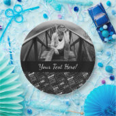 Assiettes En Carton Monogramme personnalisé amusant 45e anniversaire (Fête)