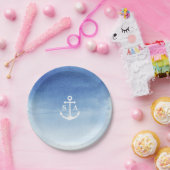 Assiettes En Carton Monographie d'ancrage nautique de la plage d'aquar (Fête)