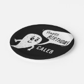 Assiettes En Carton Monster Black and White Boys Anniversaire (Angle)