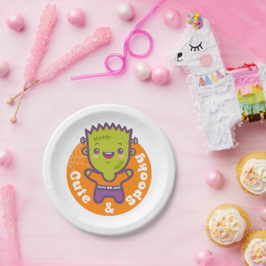 Assiettes En Carton Monster Frankenstein (Fête)