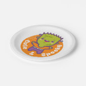 Assiettes En Carton Monster Frankenstein (Angle)