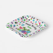 Assiettes En Carton Monster Mash Nom et âge Fête d'anniversaire (Angulaire)