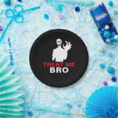 Assiettes En Carton Monster Treat Me Bro drôle Halloween personnalisab (Fête)