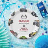 Assiettes En Carton Monster truck, boy any age birthday (Fête)