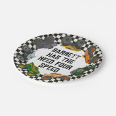 Assiettes En Carton Monster Truck Jam Party Plaques - 4e anniversaire (Angle)