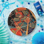 ASSIETTES EN CARTON MONSTRE DE COMBAT SAMURAI (Fête)