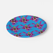 Assiettes En Carton Monstre de mangeur mou (Angle)