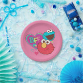 Assiettes En Carton Monstre Elmo & Cookie - BFF (Fête)