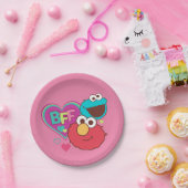 Assiettes En Carton Monstre Elmo & Cookie - BFF (Fête)