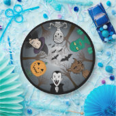 Assiettes En Carton Monstres d'Halloween (Fête)