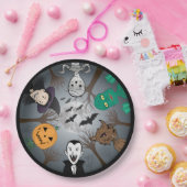 Assiettes En Carton Monstres d'Halloween (Fête)