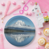 Assiettes En Carton Mont Moran Reflection at Grand Teton (Fête)